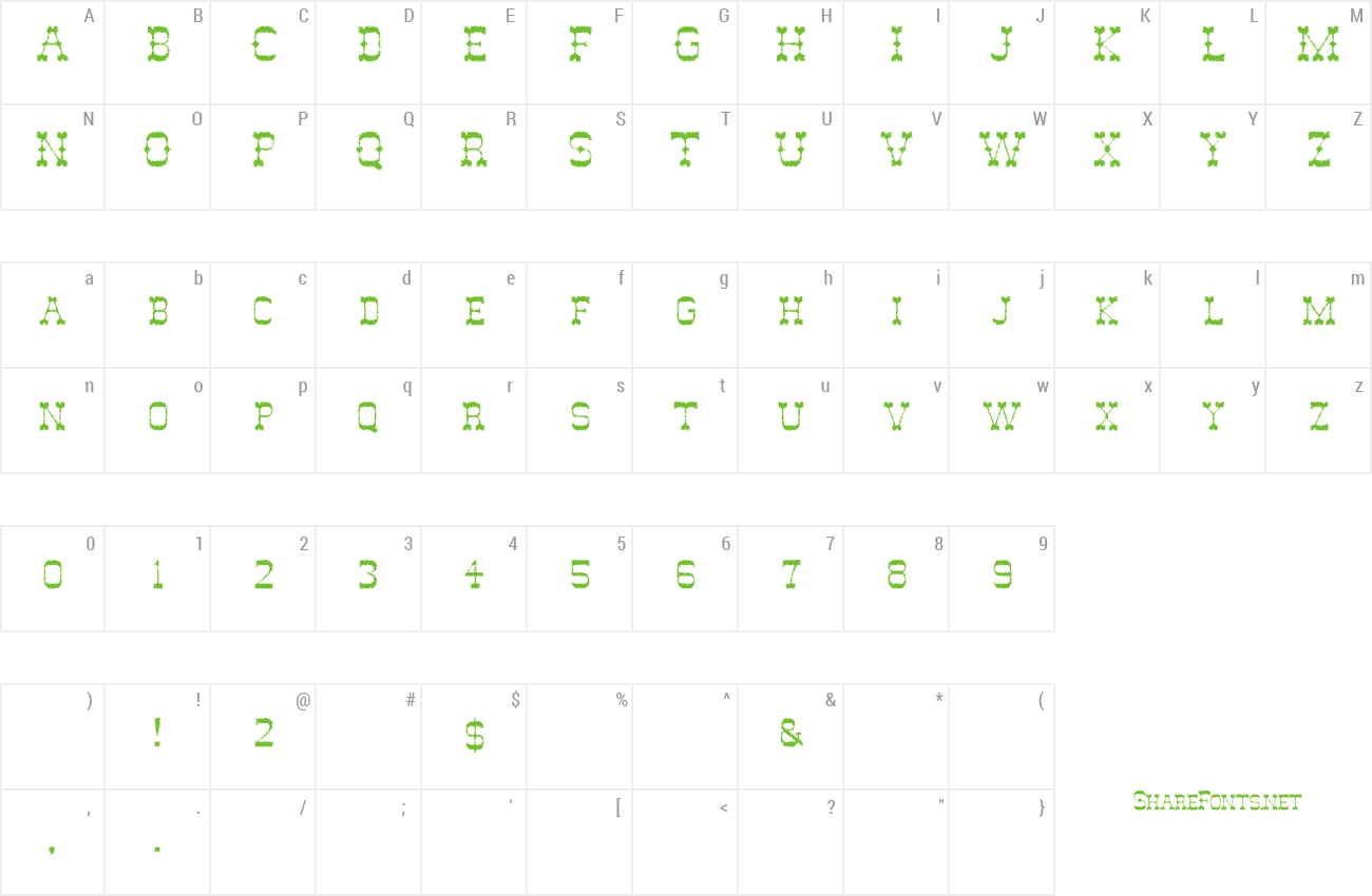 Font Ghost Of The Wild West preview